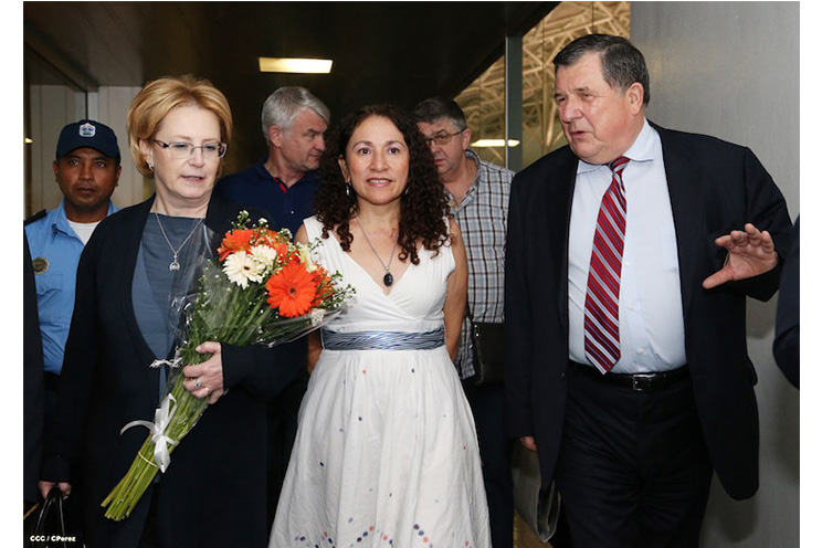 Visita Nicaragua Ministra de Salud de la Federación Rusa