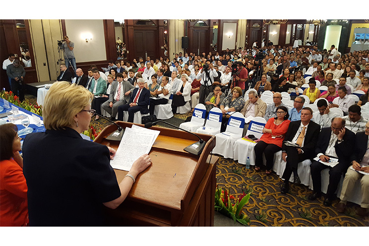 Ministra de Salud de Rusia inaugura II Congreso Innovando en Salud para la Cobertura Universal" Nicaragua-Rusia 2015