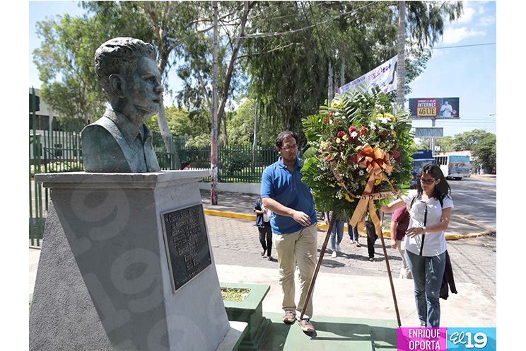 Juventud Sandinista conmemora al héroe Casimiro Sotelo