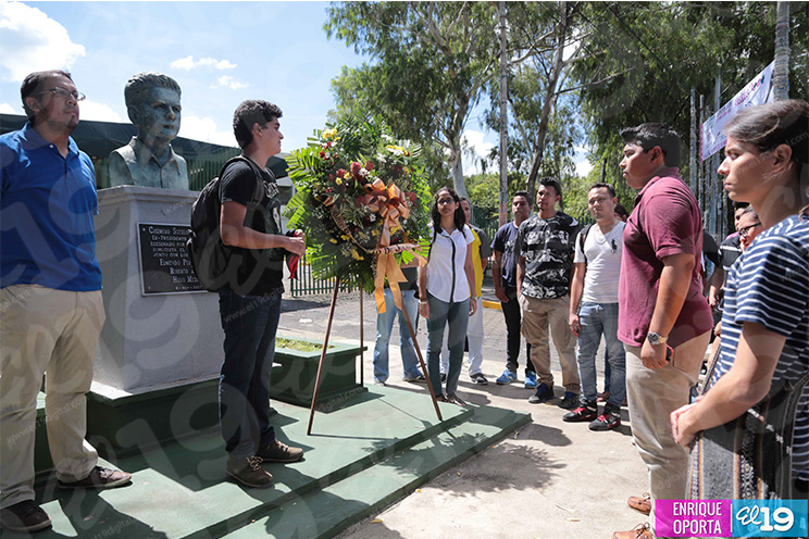 Juventud Sandinista conmemora al héroe Casimiro Sotelo