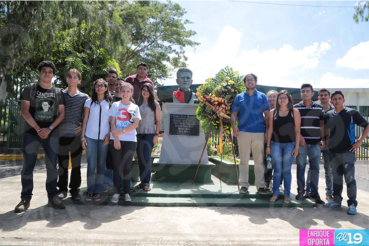 Juventud Sandinista conmemora al héroe Casimiro Sotelo