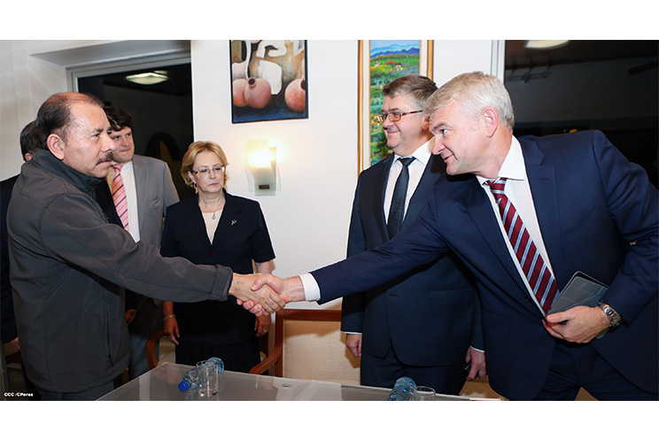 Presidente Daniel se reúne con delegación Rusa encabezada por Ministra de Salud Veronika Skvortsova