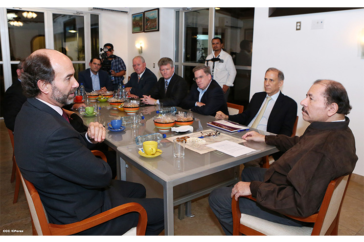 Presidente Daniel se reúne con empresarios de la Asociación de Zonas Francas de las Américas