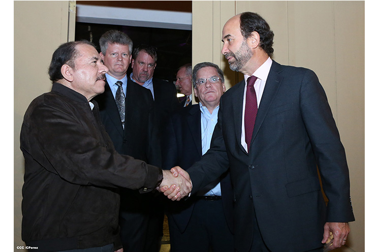 Presidente Daniel se reúne con empresarios de la Asociación de Zonas Francas de las Américas
