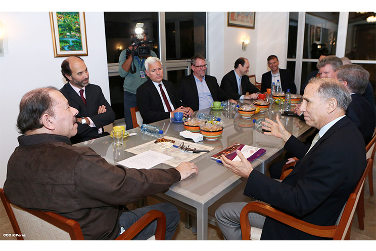 Presidente Daniel se reúne con empresarios de la Asociación de Zonas Francas de las Américas