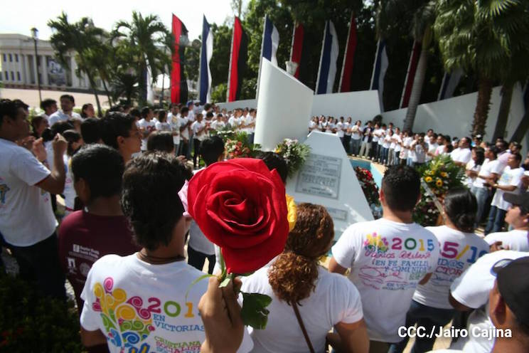 Juventud Sandinista conmemora tránsito a la inmortalidad del Comandante Carlos Fonseca Amador