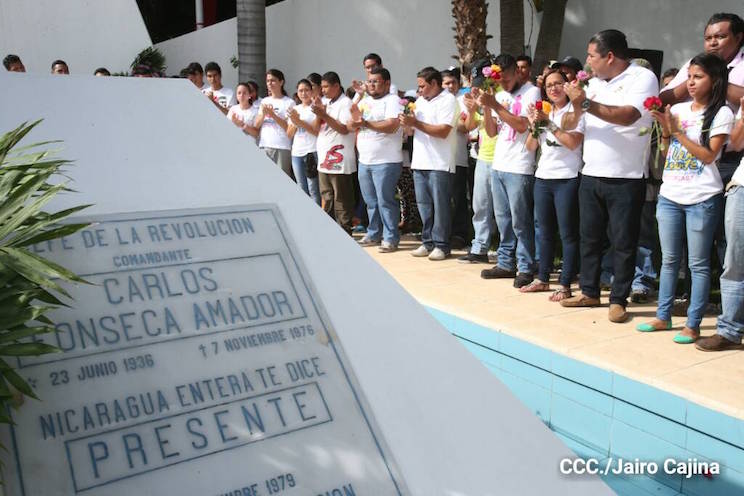 Juventud Sandinista conmemora tránsito a la inmortalidad del Comandante Carlos Fonseca Amador