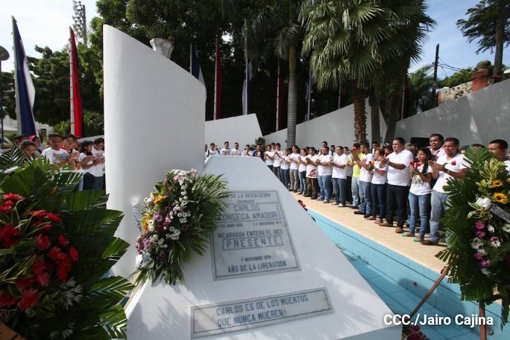 Juventud Sandinista conmemora tránsito a la inmortalidad del Comandante Carlos Fonseca Amador