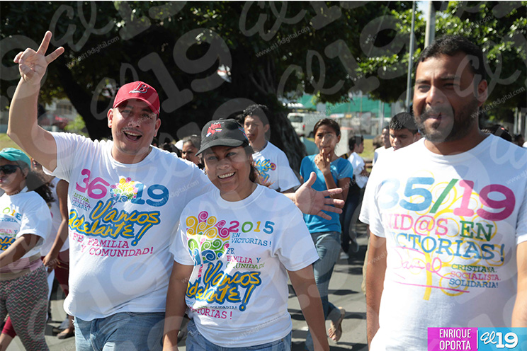 Juventud Sandinista realiza caminata en saludo a Carlos