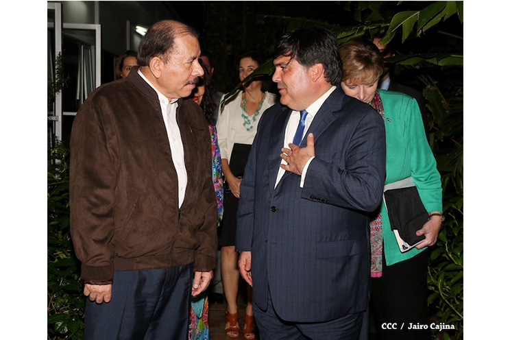 Presidente Daniel y Compañera Rosario sostienen encuentro con el Subsecretario Adjunto de Estados Unidos, Francisco Palmieri