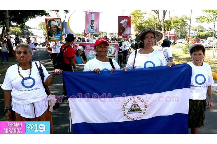 Marchan para alertar sobre la diabetes entre los nicaragüenses
