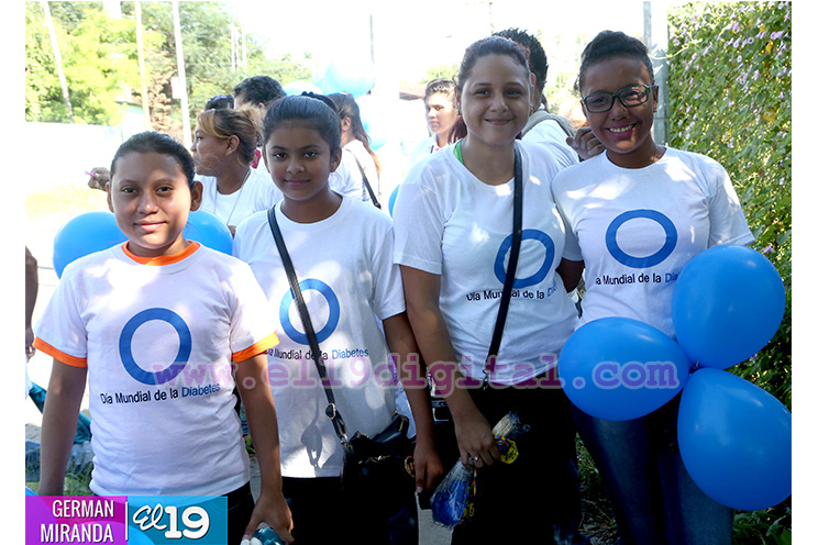 Marchan para alertar sobre la diabetes entre los nicaragüenses
