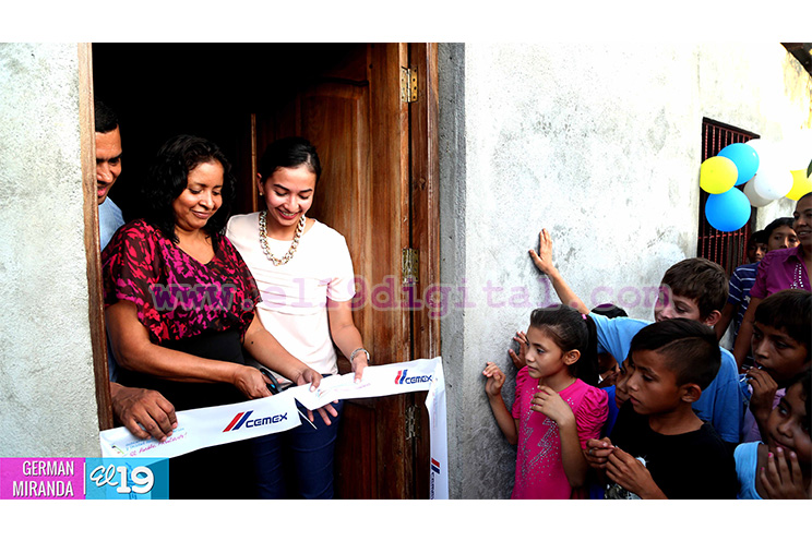 Familias de San Rafael del Sur habitan en mejores condiciones gracias a Invur y Cemex
