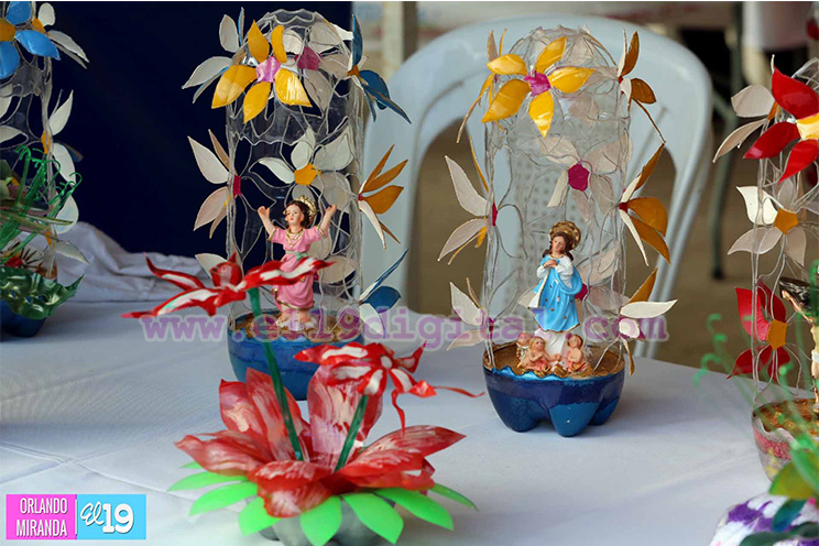 Productos tradicionales de la Gritería a disposición de promesantes en Feria de Economía Familiar