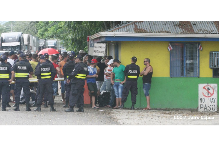 Capricho tico mantiene afectaciones al comercio y transporte en frontera sur de Nicaragua