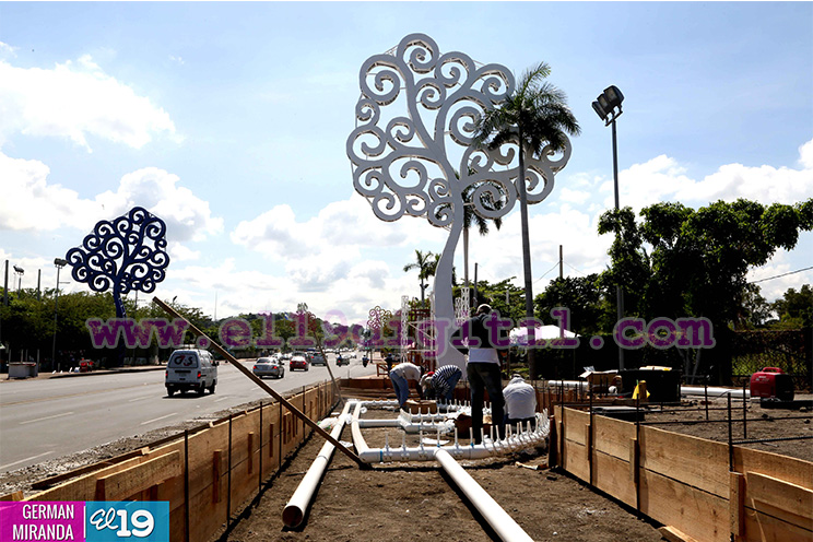 Inicia construcción de altares a la Purísima Concepción de María