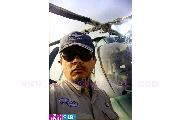 Lloran la partida de Juan Francisco Lemus, piloto del helicóptero precipitado en el Río San Juan