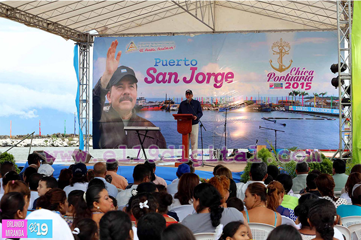 EPN inaugura obra de reconstrucción del Puerto San Jorge