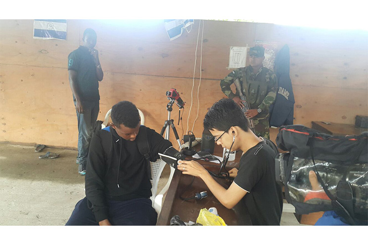 Migrantes ilegales son atendidos humanitariamente por MINSA y Ejército