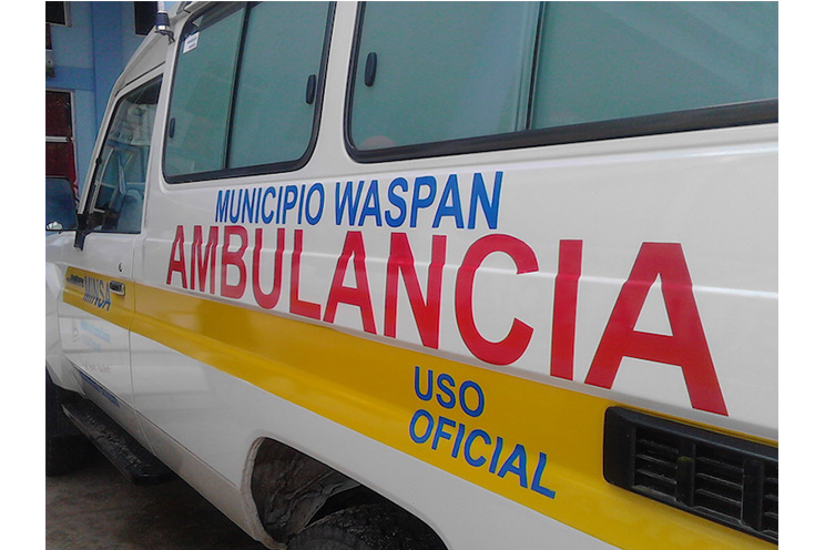 Bilwi, Waspam y Prinzapolka reciben nuevas ambulancias