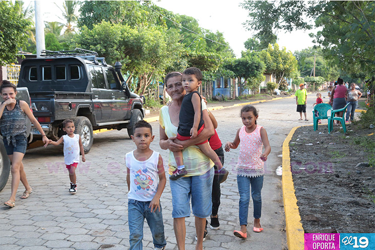Adoquinan 200 metros lineales del barrio Oronte Centeno, municipio de Tipitapa