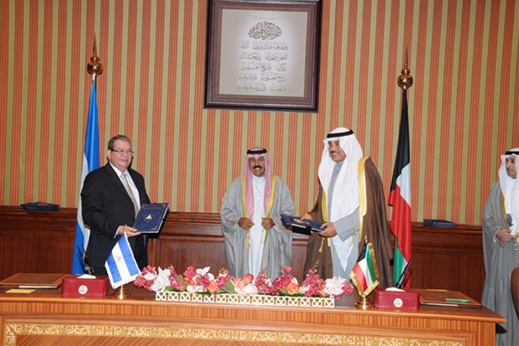Nicaragua y Kuwait firman varios acuerdos durante visita de delegación de alto nivel