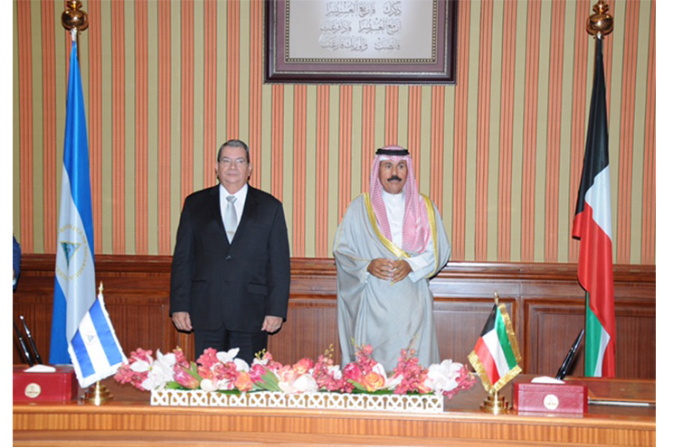 Nicaragua y Kuwait firman varios acuerdos durante visita de delegación de alto nivel