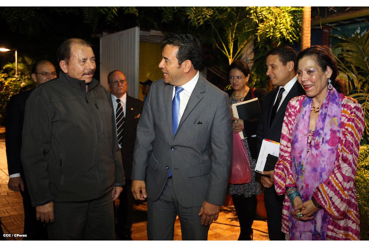 Daniel y Rosario se reúnen con presidente electo de Guatemala, Jimmy Morales