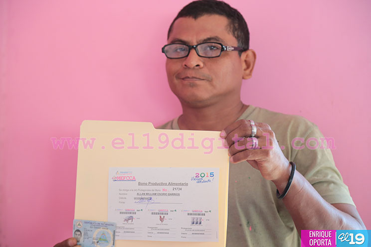 Gobierno Sandinista restituye derechos de familias de Tipitapa con entrega del Bono Productivo Alimentario