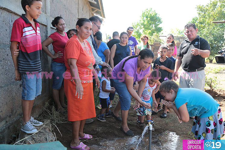 Comunidad de Tipitapa ya cuenta con servicio de agua potable