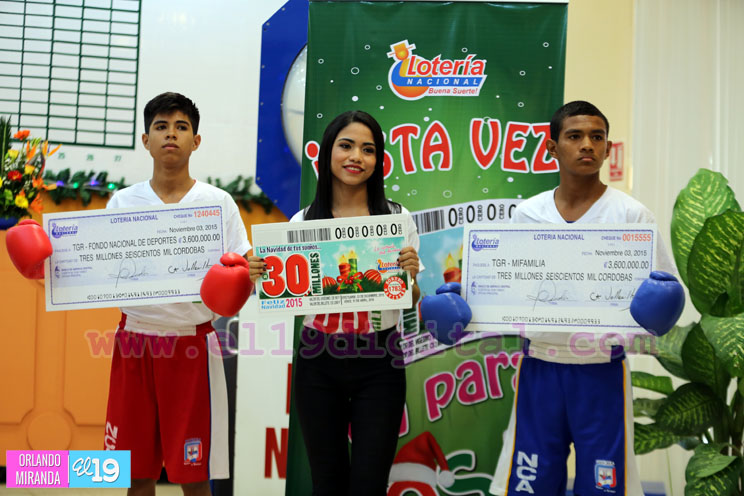Loteria Nacional entrega utilidades al IND y MIFAN