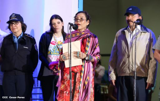 Daniel y Rosario conmemoran el 82 aniversario del tránsito a la inmortalidad del General Sandino