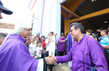Cardenal Leopoldo Brenes celebra eucaristía en Santuario Nacional de Jesús del Rescate