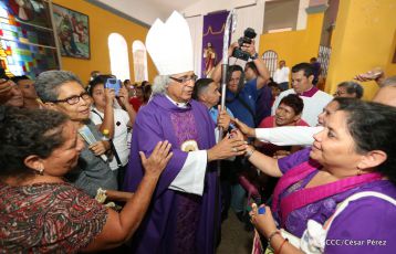 Cardenal Leopoldo Brenes celebra eucaristía en Santuario Nacional de Jesús del Rescate