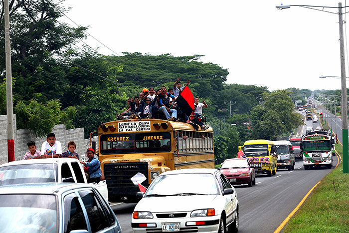 Caravanas llegan a Managua para el 34/19!