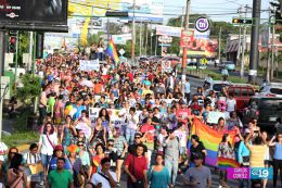 Caminata de la comunidad LGBTI en Nicaragua