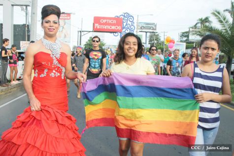 Caminata de la comunidad LGBTI en Nicaragua