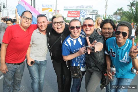Caminata de la comunidad LGBTI en Nicaragua