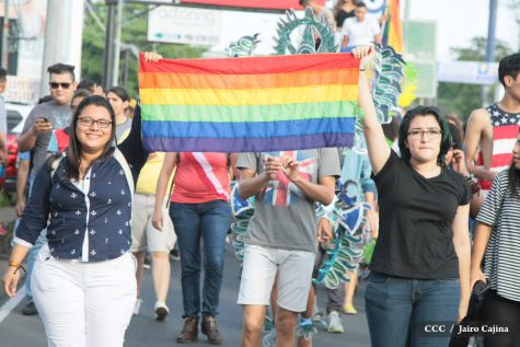 Caminata de la comunidad LGBTI en Nicaragua