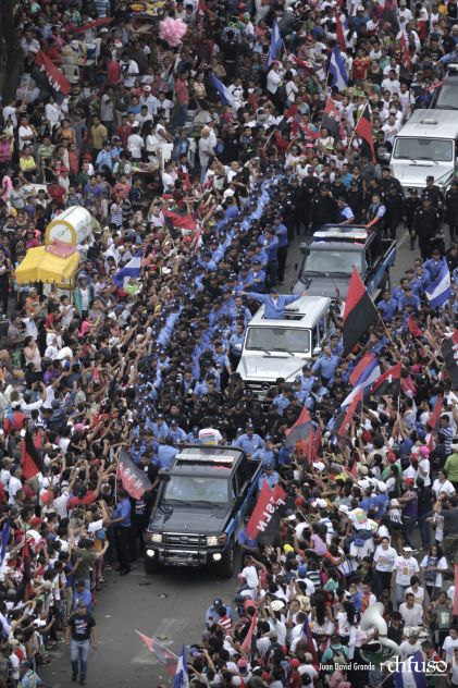 Fotos Aéreas del 37 Aniversario de la Revolución Popular Sandinista