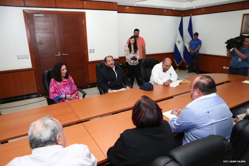 Daniel y Rosario, fórmula presidencial del Frente Sandinista y la Alianza Unida, Nicaragua Triunfa