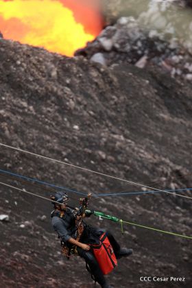 Exploración del volcán Masaya avanza satisfactoriamente
