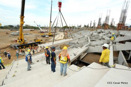 Recorrido por avances del Nuevo Estadio Nacional