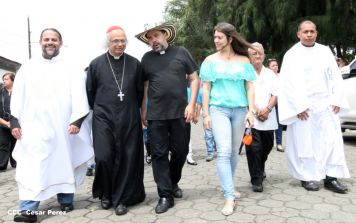 Eucaristía del Cardenal Leopoldo Brenes en Dolores, Carazo