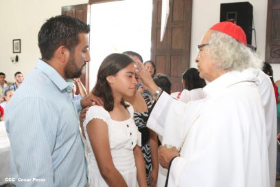 Eucaristía del Cardenal Leopoldo Brenes en Dolores, Carazo