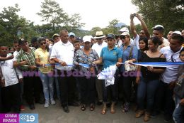Inauguración de tramo carretero en El Cuá