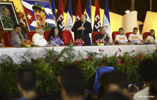 Nicaragua: Homenaje al Comandante Fidel