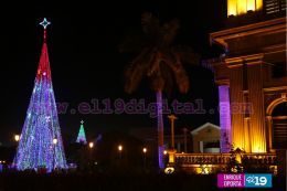 Enciendo el Árbol de Navidad más grande de Nicaragua