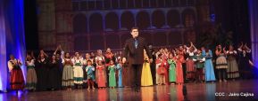 Presentación de la ópera "El Lobo y el Santo" en el Teatro Rubén Darío