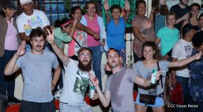 Daniel y Rosario junto al pueblo celebran 38 años del Repliegue a Masaya